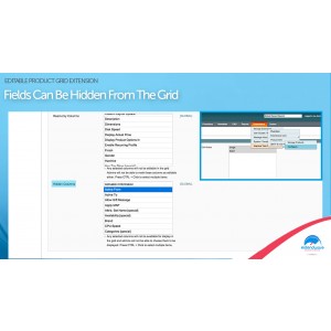 Admin Product Grid