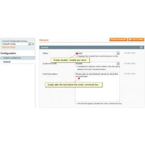 Order Comments