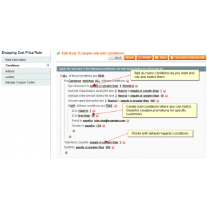 Cart Price Rule Conditions