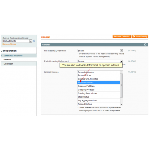 Improved Indexing