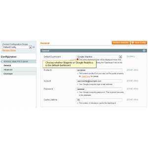 Google Analytics Dashboard