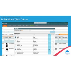 Admin Product Grid